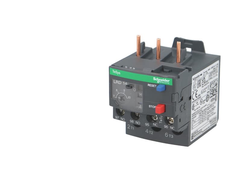 Relais thermique pour contacteur TeSys LC1D, réglable de 2,5 à 4A
